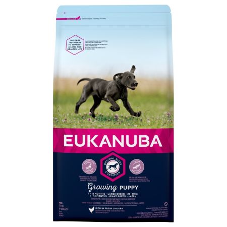 Eukanuba Growing Puppy Large Breed Dog Food Chicken 12kg