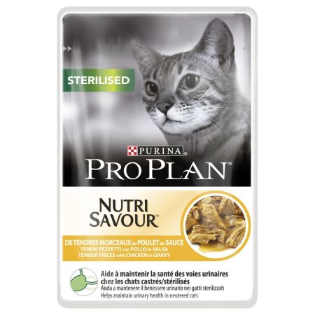 Purina Pro Plan NutriSavour Sterilised Adult Cat (Chicken) Wet Food #2
