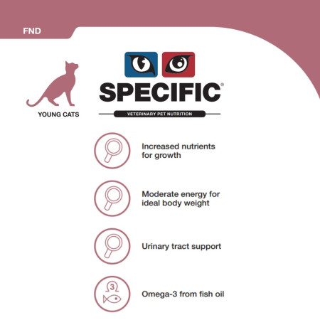 SPECIFIC FND Neutered Young Dry Cat Food 2kg #2