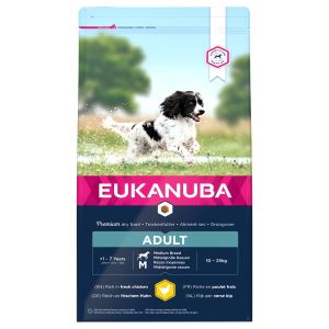 Eukanuba Active Adult Medium Breed Dog Food Chicken 12Kg