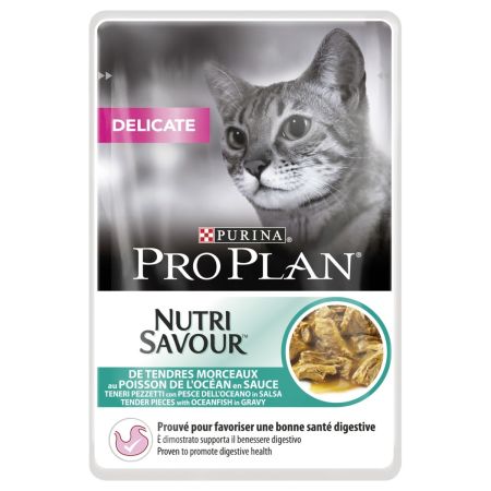Purina Pro Plan NutriSavour Delicate Adult Cat (Ocean Fish) Wet Food #2