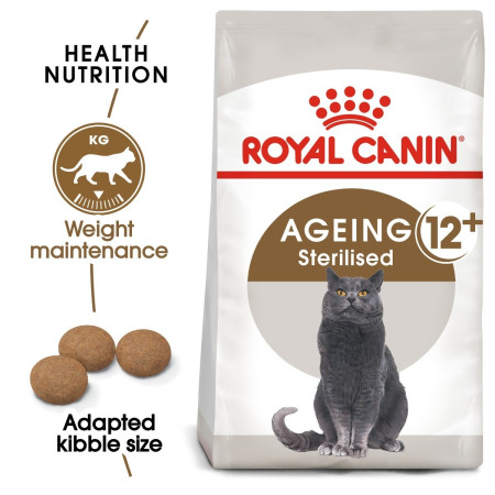 Royal Canin Ageing 12+ Sterilised Senior Dry Cat Food 2kg