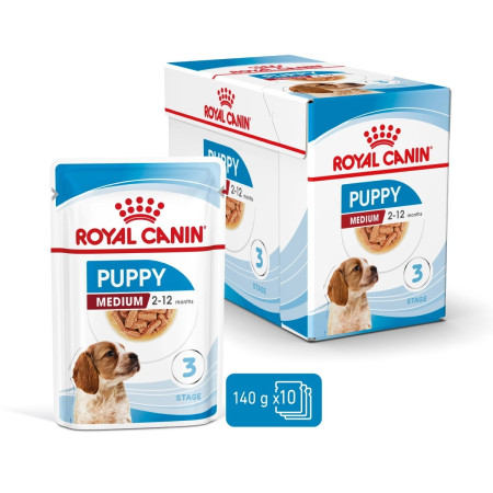 Royal Canin Medium Puppy Wet Food Chunks in Gravy #3