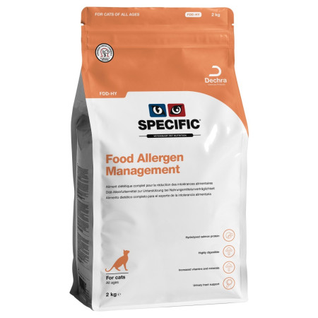 SPECIFIC FDD HY Food Allergen Management Dry Cat Food 2kg